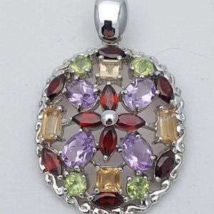 Beautiful Multi Gemstone Pendant